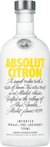 Absolut Citron Flavored Vodka