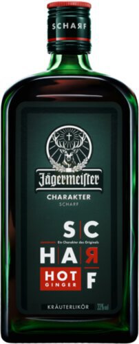 Jagermeister Schnapps Scharf Hot Ginger