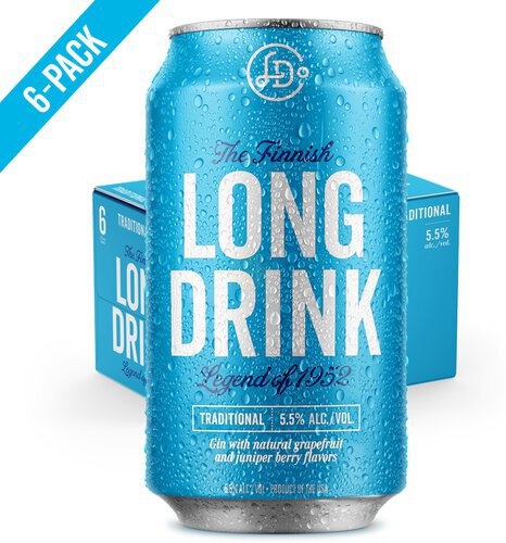 Long Drink Traditional Seltzer RTD Cocktail Cans