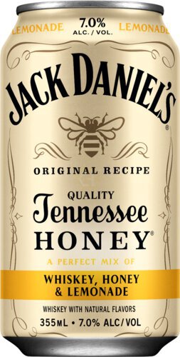 Jack Daniel's Tennessee Honey and Lemonade RTD Cocktail Cans