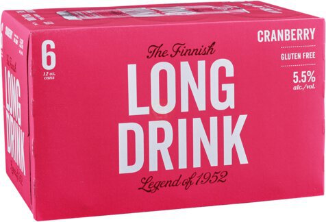 Long Drink Cranberry RTD Cocktail